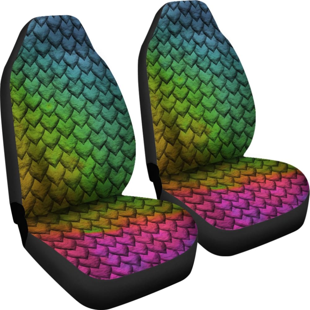 Dragon Colorful Skin Car Seat Covers 210501 - YourCarButBetter