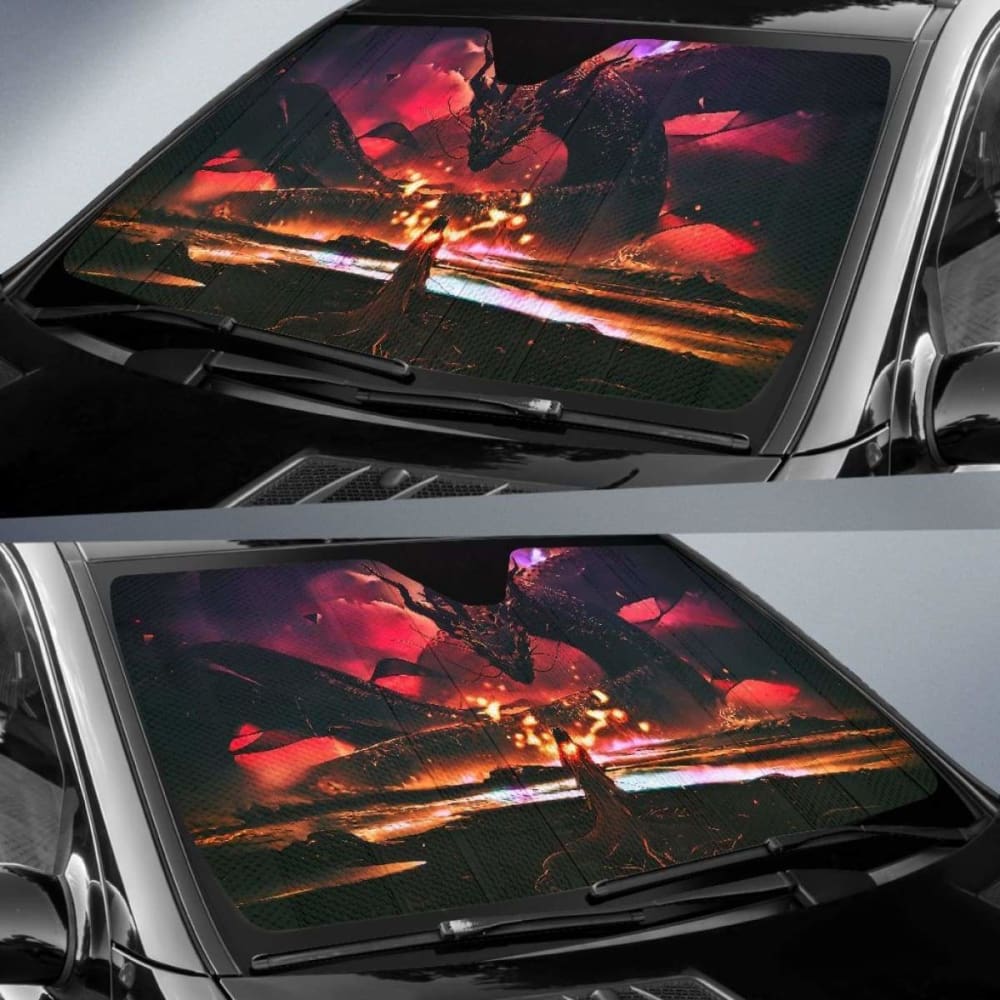 Dragon Darkness Sun Shade amazing best gift ideas 172609 - YourCarButBetter