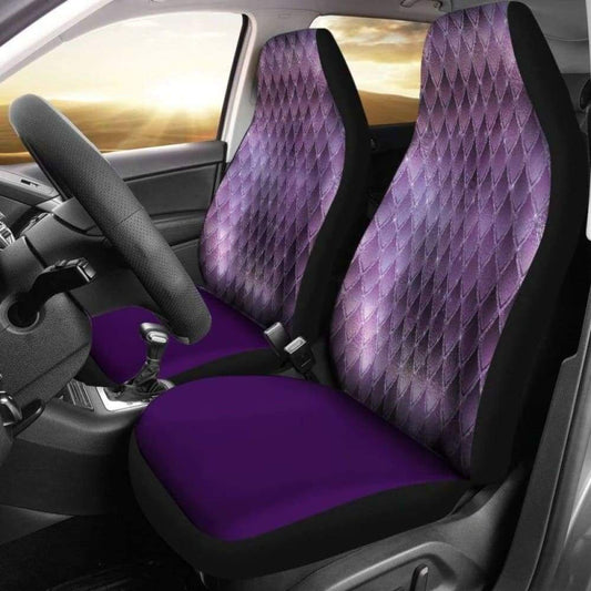 Dragon Glitter Purple Car Seat Covers 103709
