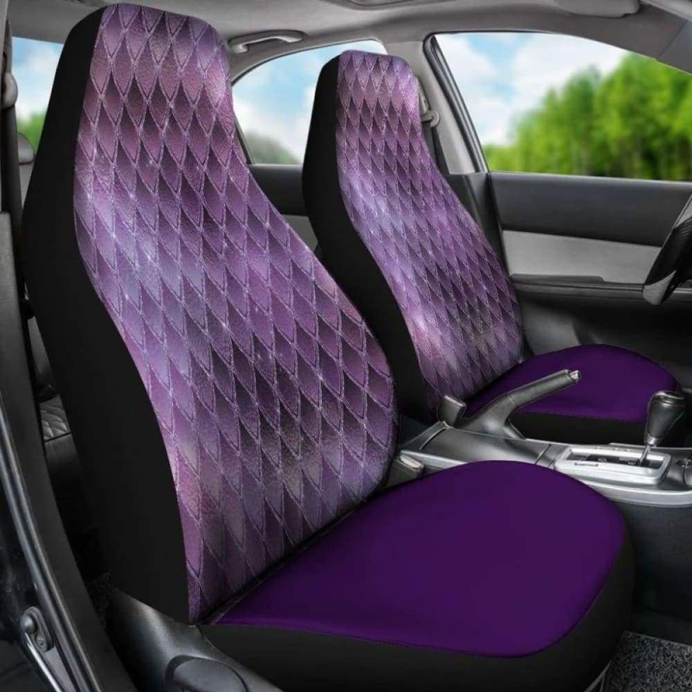 Dragon Glitter Purple Car Seat Covers 103709