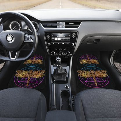 Dragonflies Front And Back Car Floor Mat 184610 - YourCarButBetter