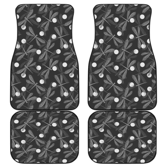Dragonfly Front And Back Car Mats(Set Of 4) 135711