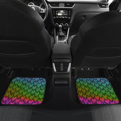 Dragons Colorful Skin Car Floor Mats 210501 - YourCarButBetter