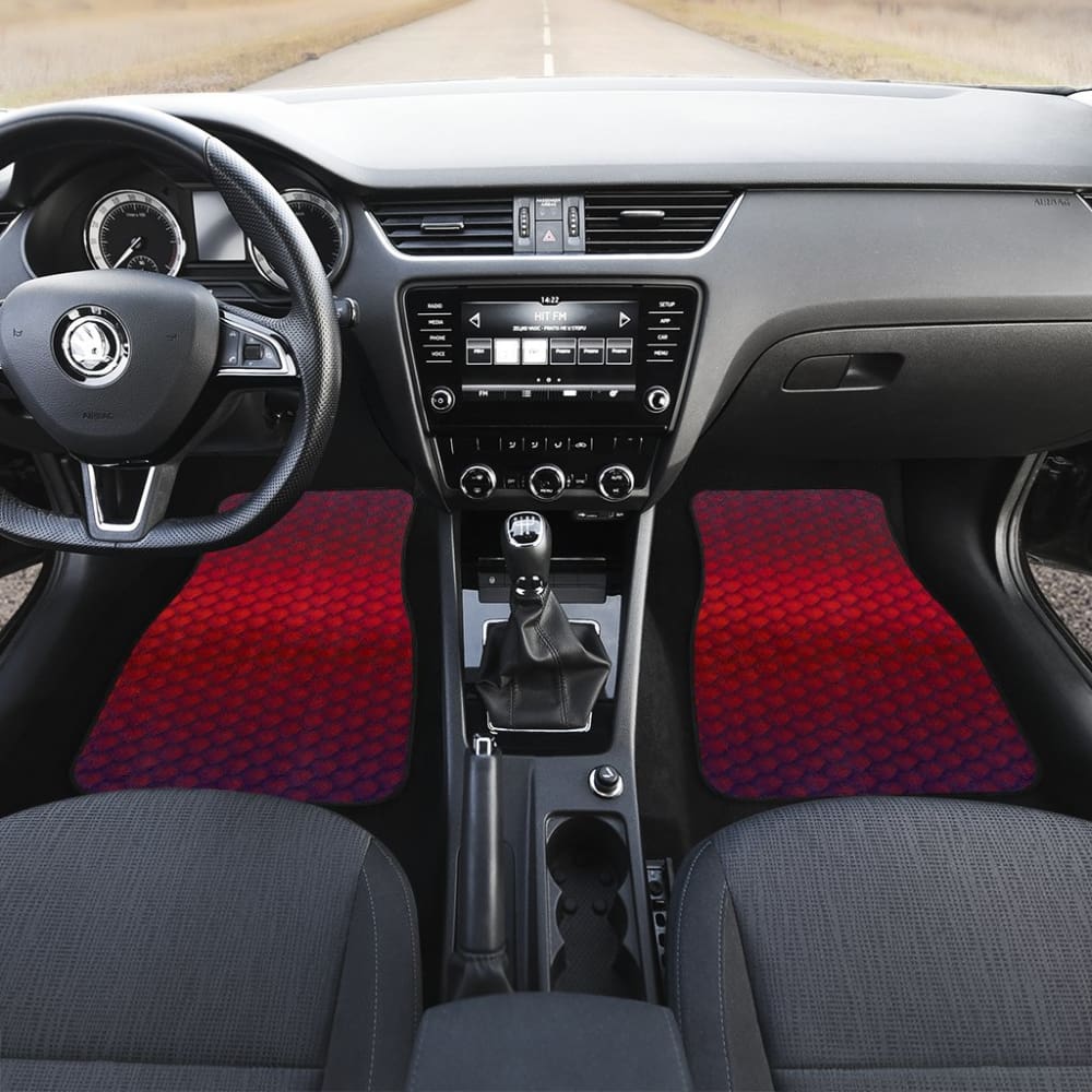 Dragons Pink Skin Car Floor Mats 210501 - YourCarButBetter