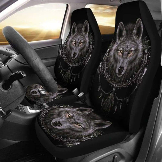 Dream Catcher Wolf Car Seat Covers 201726