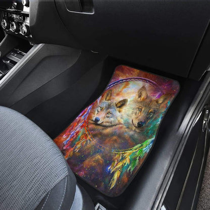 Dreamcatcher Wolf Car Floor Mats Full Set 212202