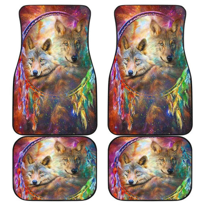 Dreamcatcher Wolf Car Floor Mats Full Set 212202