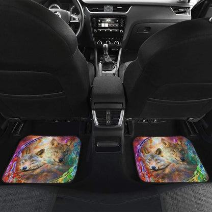 Dreamcatcher Wolf Car Floor Mats Full Set 212202