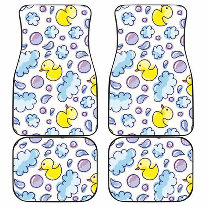 Duck Pattern Print Design 01 Front And Back Car Mats 181703 - YourCarButBetter