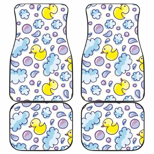 Duck Pattern Print Design 01 Front And Back Car Mats 181703 - YourCarButBetter