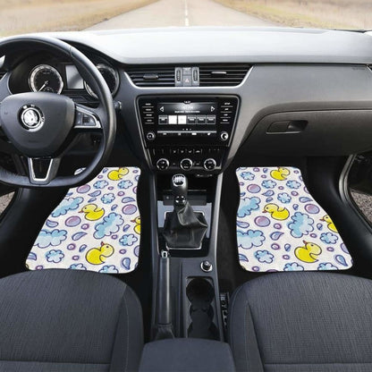 Duck Pattern Print Design 01 Front And Back Car Mats 181703 - YourCarButBetter