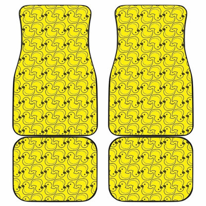 Duck Pattern Print Design 02 Front And Back Car Mats 181703 - YourCarButBetter