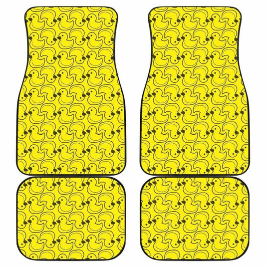 Duck Pattern Print Design 02 Front And Back Car Mats 181703 - YourCarButBetter