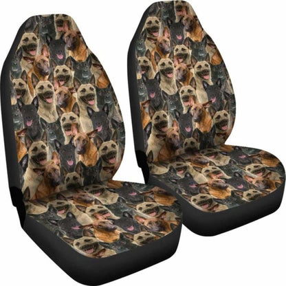 Dutch Shepherd Full Face Car Seat Covers 091706