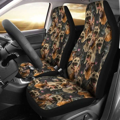 Dutch Shepherd Full Face Car Seat Covers 091706
