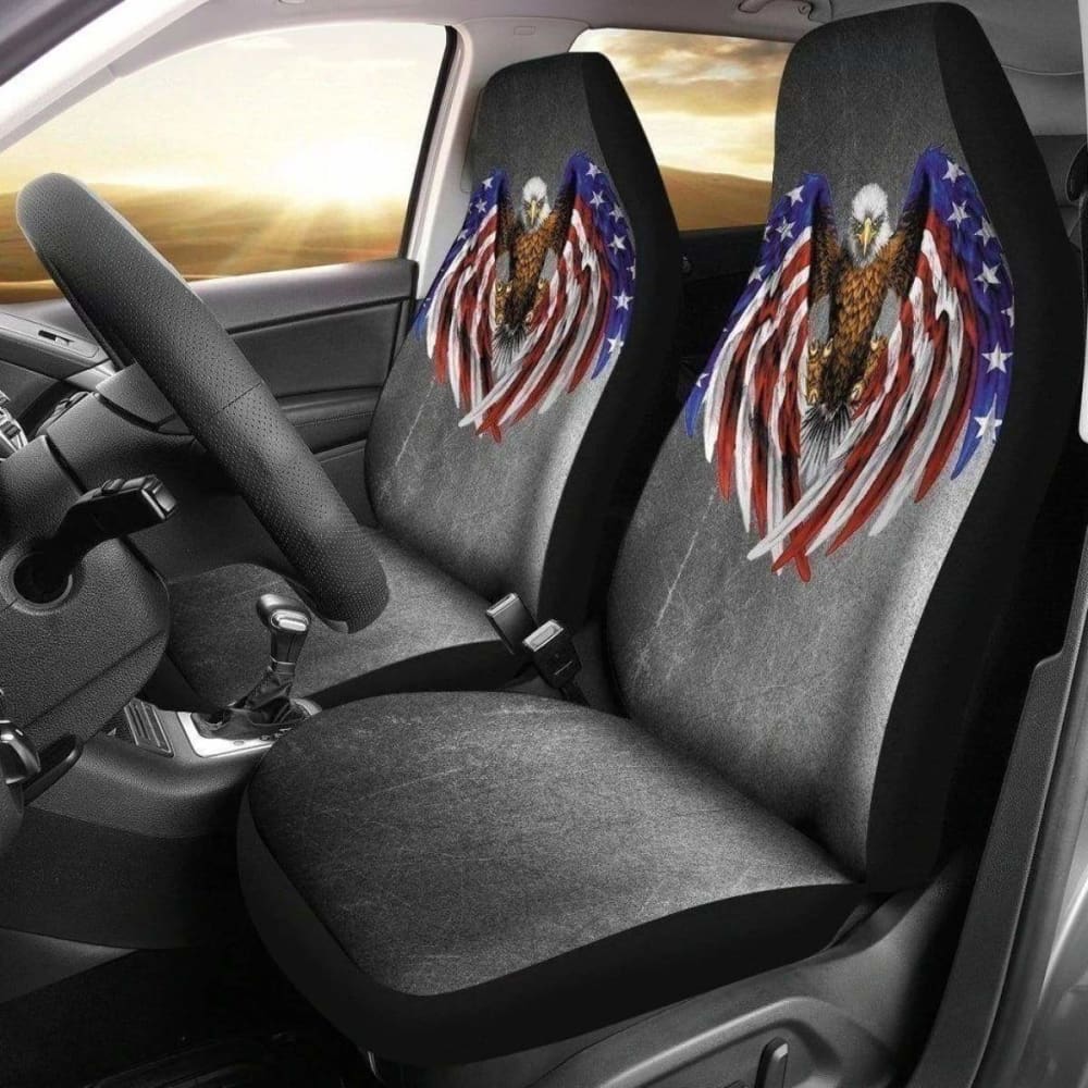Eagle America Flag Car Seat Covers 110424 - YourCarButBetter