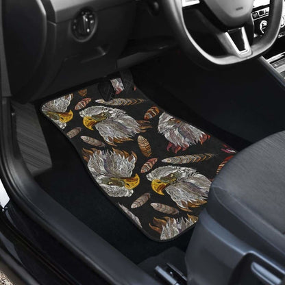 Eagle Pattern Print Design 05 Front And Back Car Mats 110424 - YourCarButBetter