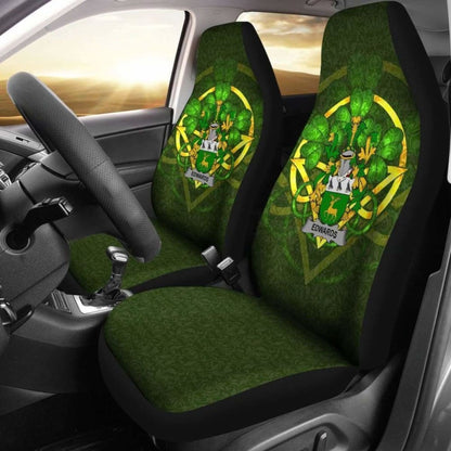 Edwards Ireland Car Seat Cover Celtic Shamrock (Set Of Two) 154230 - YourCarButBetter
