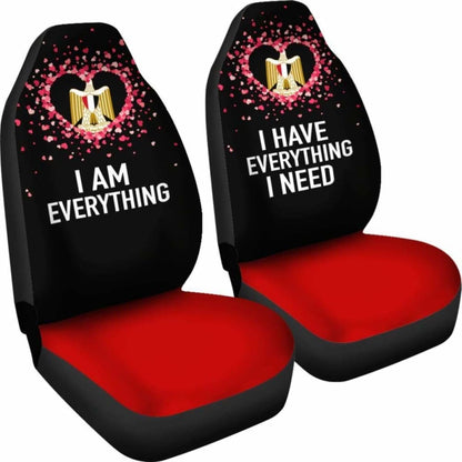 Egypt Car Seat Covers Couple Valentine Everthing I Need (Set Of Two) 142711 - YourCarButBetter