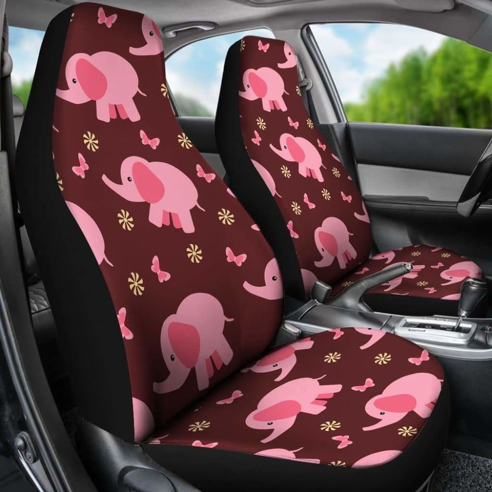 Elephant Car Seat Covers 4 - Amazing Best Gift Idea 101819 - YourCarButBetter