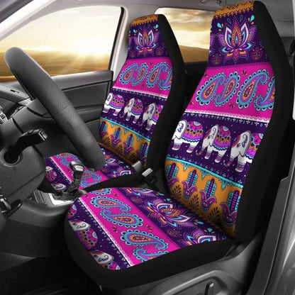 Elephant Mandala Pattern Car Seat Covers 202820 - YourCarButBetter