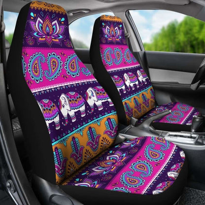 Elephant Mandala Pattern Car Seat Covers 202820 - YourCarButBetter