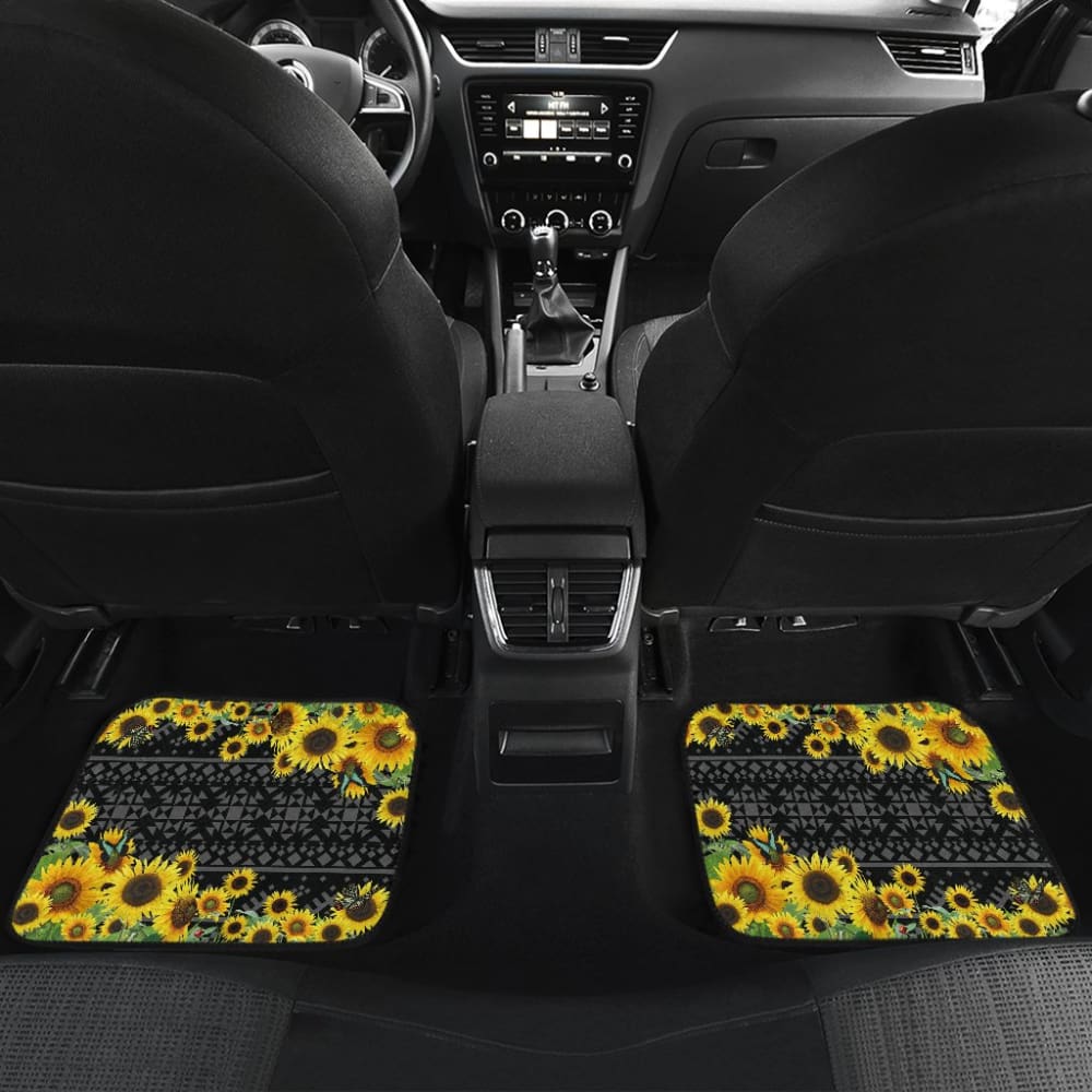 Elephant Sunflower Art Car Floor Mats Amazing Gift 211402