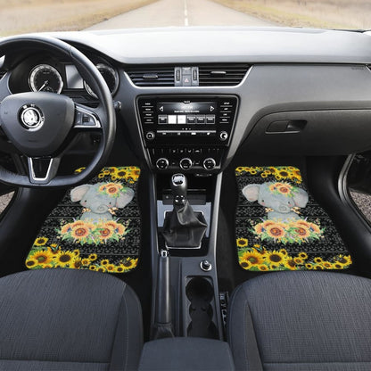 Elephant Sunflower Art Car Floor Mats Amazing Gift 211402