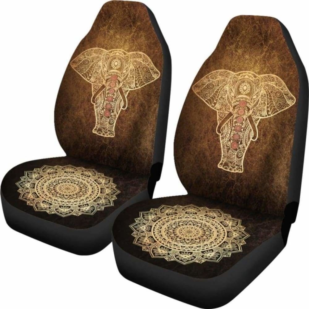Elephant Zen Car Seat Cover 202820 - YourCarButBetter