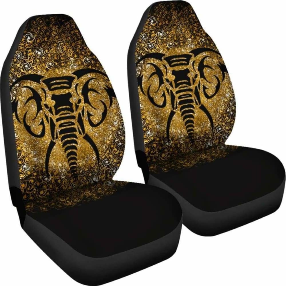 Elephant Zen Gold Car Seat Covers 202820 - YourCarButBetter