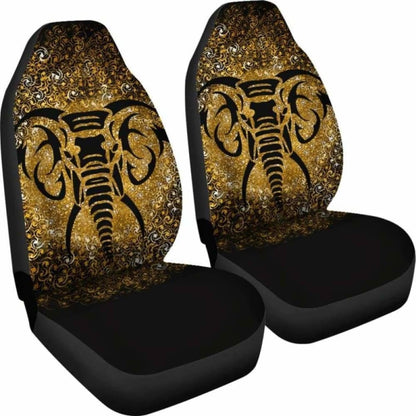Elephant Zen Gold Car Seat Covers 202820 - YourCarButBetter