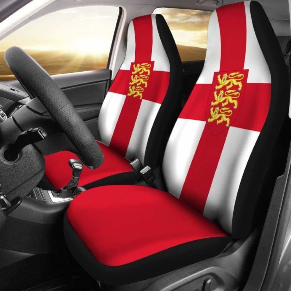 England Coat Of Arms Car Seat Covers 105905 - YourCarButBetter