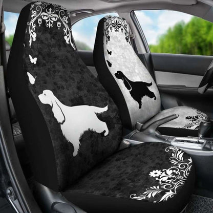 English Cocker Spaniel Car Seat Covers 195016 - YourCarButBetter