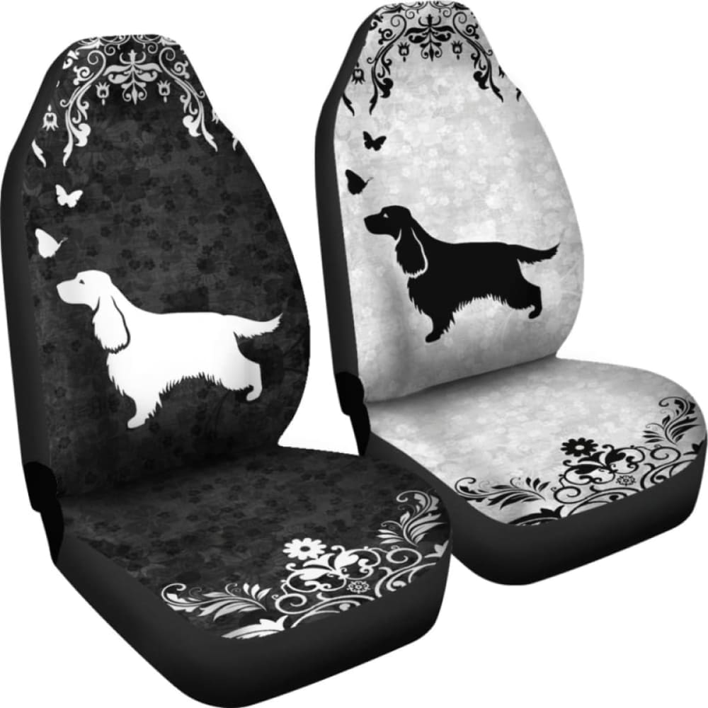 English Cocker Spaniel Car Seat Covers 195016 - YourCarButBetter