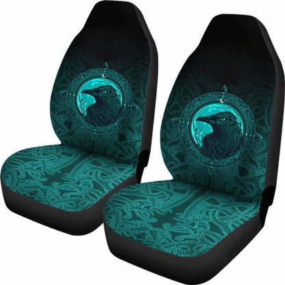 Ethnic Odin Raven Cyan Car Seat Covers 144909