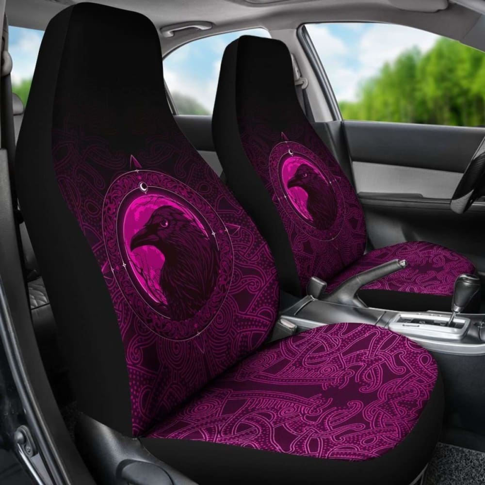 Ethnic Odin Raven Pink Car Seat Covers 144909