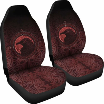 Ethnic Odin Raven Red Car Seat Covers 144909