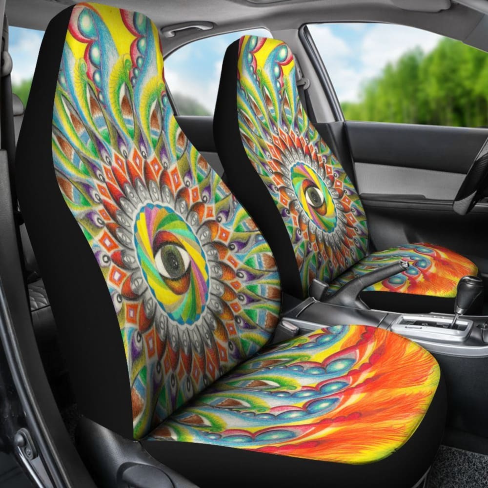 Eye Mandala Car Seat Covers 093223 - YourCarButBetter