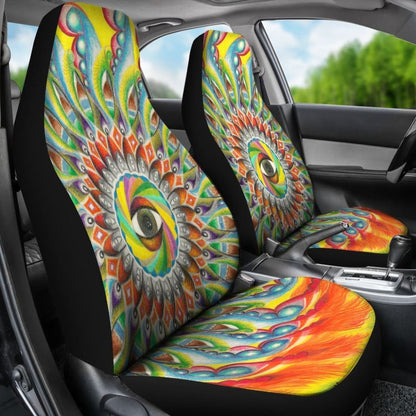 Eye Mandala Car Seat Covers 093223 - YourCarButBetter