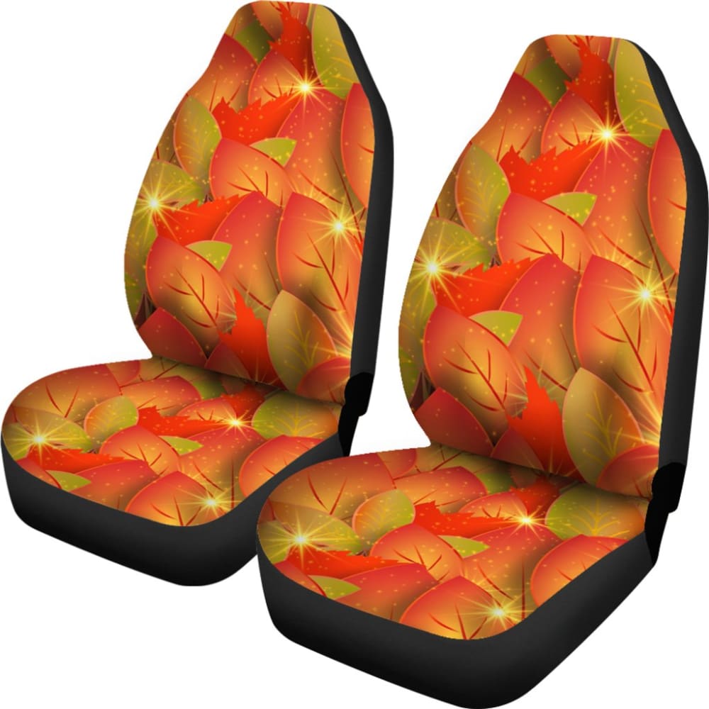 Fall In Autumn Leaves Car Seat Covers 211804 - YourCarButBetter