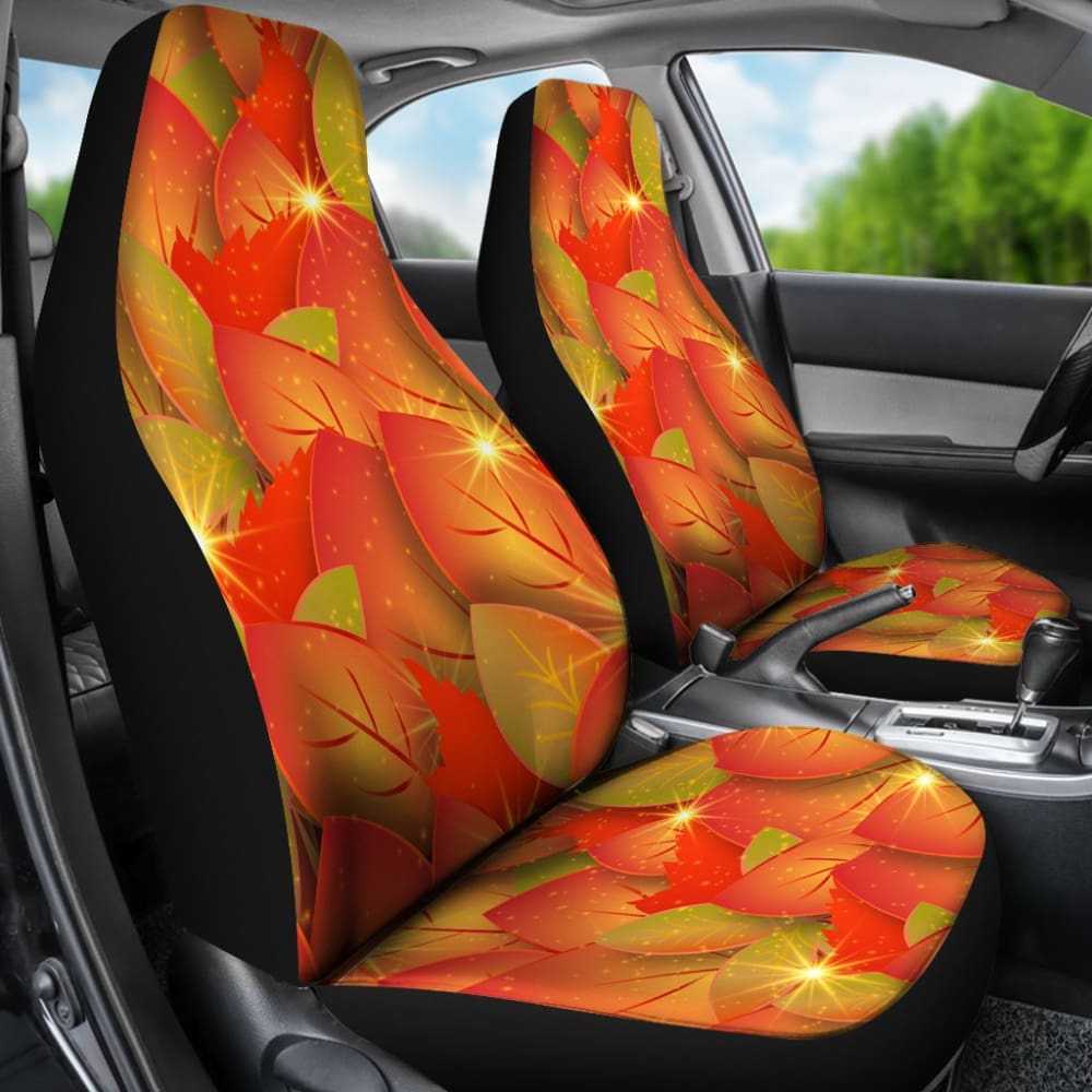 Fall In Autumn Leaves Car Seat Covers 211804 - YourCarButBetter