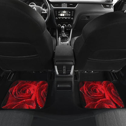 Fall In Love With Rose Car Floor Mats 212701 - YourCarButBetter