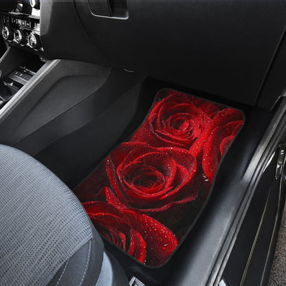Fall In Love With Rose Car Floor Mats 212701 - YourCarButBetter