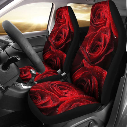 Fall In Love With Rose Car Seat Covers 212701 - YourCarButBetter