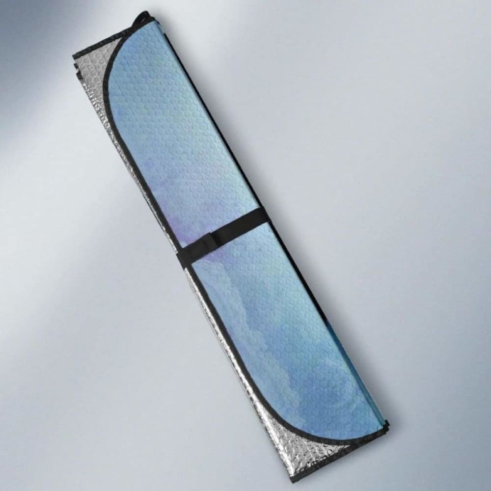 Fallen Angel Black Wings on Snow car auto sunshades 182102 - YourCarButBetter