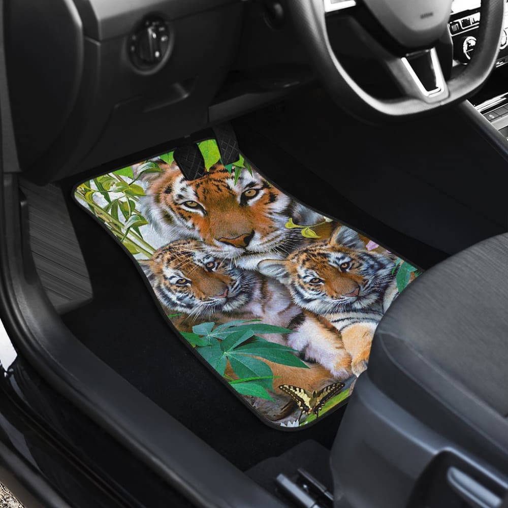 Family Tigers Premium Design Car Floor Mats 211202