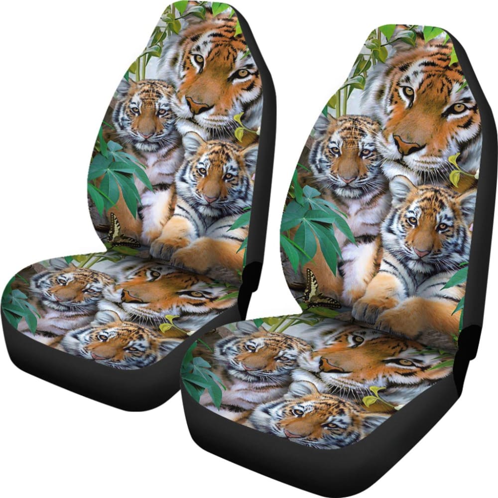 Family Tigers Premium Design Car Seat Covers 211202