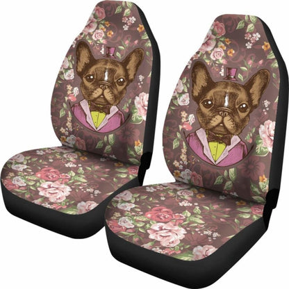 Fancy French Bulldog Car Seat Covers 194110