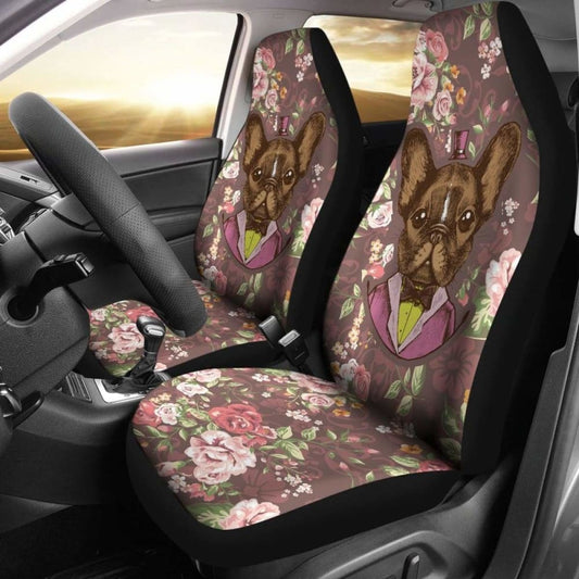 Fancy French Bulldog Car Seat Covers 194110
