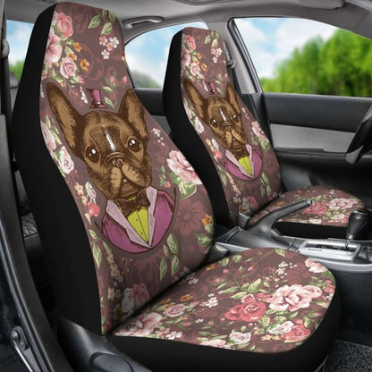 Fancy French Bulldog Car Seat Covers 194110